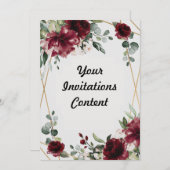 Invitations et annonces (Devant / Derrière)