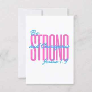 Invitations et Annonces Josué 1:9