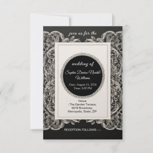 invitations et papeterie (Devant)