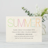 Invitations Été Été Été (Debout devant)