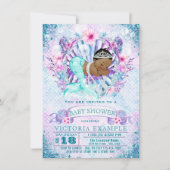 Invitations Ethnique De Douche De Bébé De Sirène (Devant)