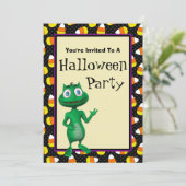 Invitations étrangères mignonnes de partie de (Debout devant)