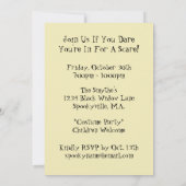 Invitations étrangères mignonnes de partie de (Dos)