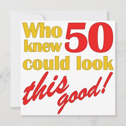 Invitations exceptionnelles à la fête du 50e anniv (Devant)