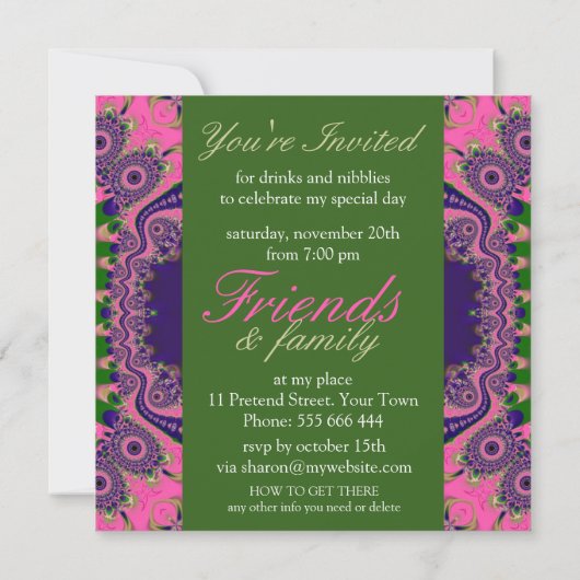Invitations Exotic Bohemian Girls (Dos)