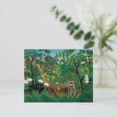 Invitations exotiques de paysage de Henri Rousseau (Debout devant)