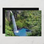 Invitations extérieures de mariage de belle (Devant / Derrière)