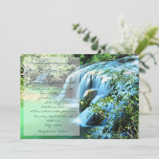 Invitations extérieures de mariage de belle (Debout devant)