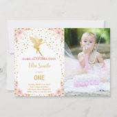 Invitations Fairy Party personnalisables pour les (Devant)