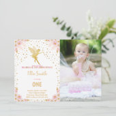 Invitations Fairy Party personnalisables pour les (Debout devant)