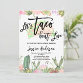 Invitations Faisons un Taco à propos de l'Amour Fi (Debout devant)