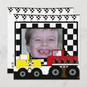 Invitations faites sur commande d'anniversaire de (Devant / Derrière)