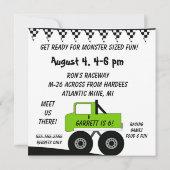 Invitations faites sur commande d'anniversaire de (Dos)