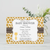 Invitations faites sur commande de baby shower de (Debout devant)