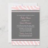 Invitations faites sur commande de baby shower de (Dos)