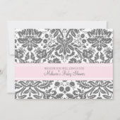 Invitations faites sur commande de baby shower de (Devant)