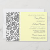 Invitations faites sur commande de baby shower de (Dos)