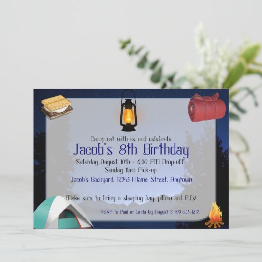 Invitations faites sur commande de Camp- (Debout devant)