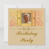 Invitations faites sur commande de fête (Devant)