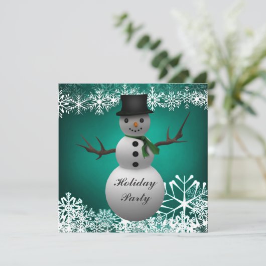 Invitations faites sur commande de fête de Noël (Debout devant)