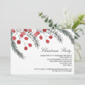 Invitations faites sur commande de fête de Noël (Debout devant)