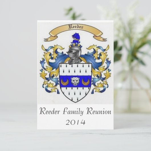 Invitations faites sur commande de la Réunion de (Debout devant)