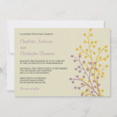 Invitations faites sur commande de mariage de (Devant)