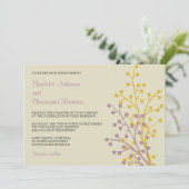 Invitations faites sur commande de mariage de (Debout devant)