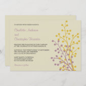 Invitations faites sur commande de mariage de (Devant / Derrière)