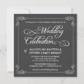 Invitations faites sur commande de mariage de (Devant)