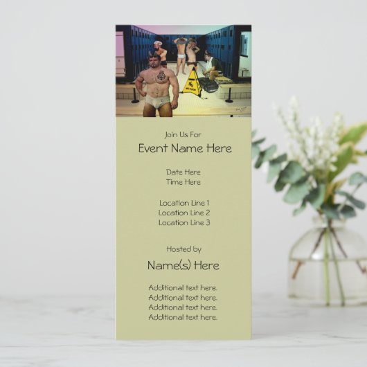 Invitations faites sur commande de partie de (Debout devant)