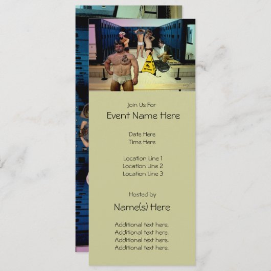 Invitations faites sur commande de partie de (Devant / Derrière)