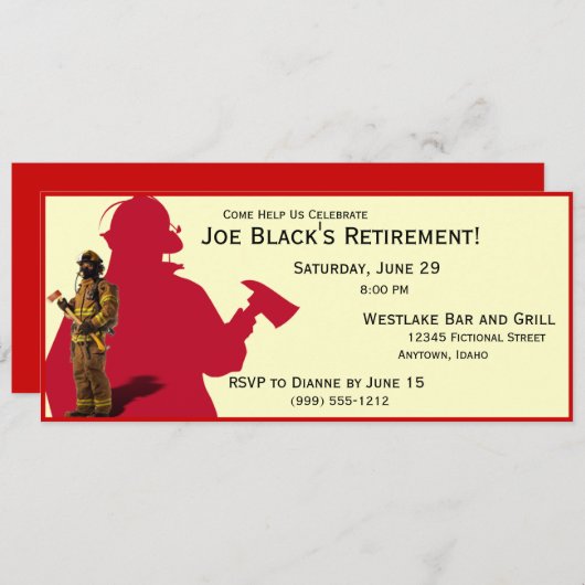 Invitations faites sur commande de partie de (Devant / Derrière)