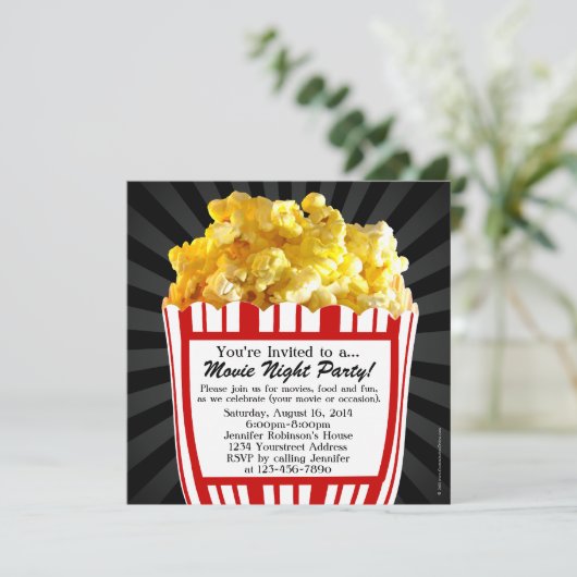 Invitations faites sur commande de partie de maïs (Debout devant)