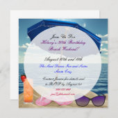 Invitations faites sur commande de week-end (Devant / Derrière)