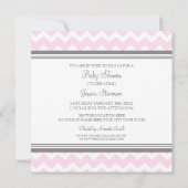Invitations faites sur commande grises roses de (Dos)