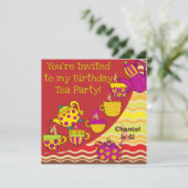 Invitations faits sur commande d'anniversaire de (Debout devant)