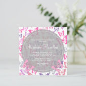 Invitations faits sur commande de douche de bébé (Debout devant)
