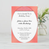 Invitations faits sur commande de fête (Debout devant)