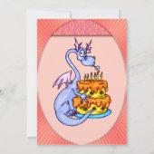 Invitations faits sur commande de fête (Dos)