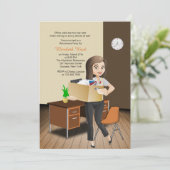 Invitations femelles de retraite des employés de (Debout devant)