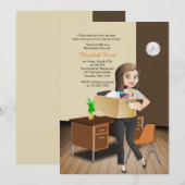 Invitations femelles de retraite des employés de (Devant / Derrière)