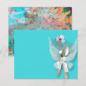 Invitations Fête de Mariage pour les Invités (Devant / Derrière)