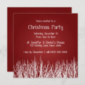 Invitations Fête de Noël Invitations de Fêtes (Devant / Derrière)