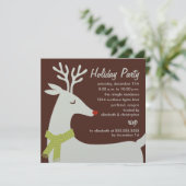 Invitations Fête de Reindeer (Debout devant)