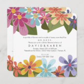 Invitations | Fête des mariées | Flux de printemps (Devant / Derrière)