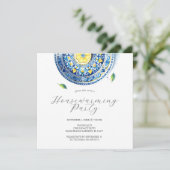 Invitations Fête du réchauffement de la maison Élé (Debout devant)