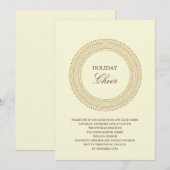 Invitations Fête Fête de Frame Fancy (Devant / Derrière)
