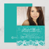 INVITATIONS FÊTES DE L'MARIÉE (Devant / Derrière)