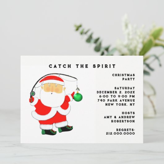 Invitations fêtes de Noël (Debout devant)